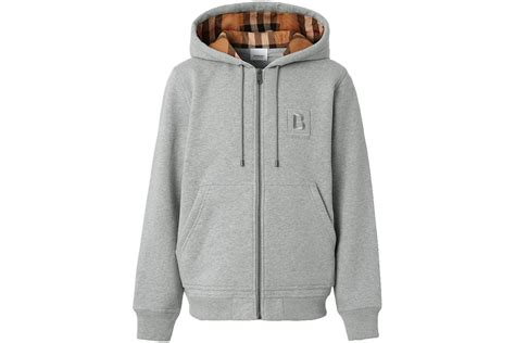 burberry letter graphic appliqué hoodie|burberry letter melange hoodie.